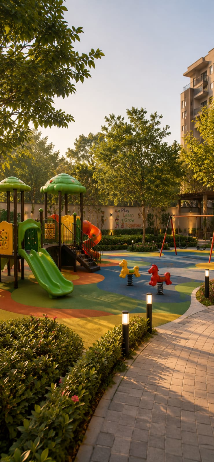Conscient Hines Elevate Kids Playground and Dedicated Green Park Area Layout